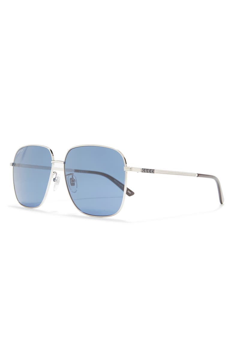 Gucci 60mm Square Sunglasses, Alternate, color,