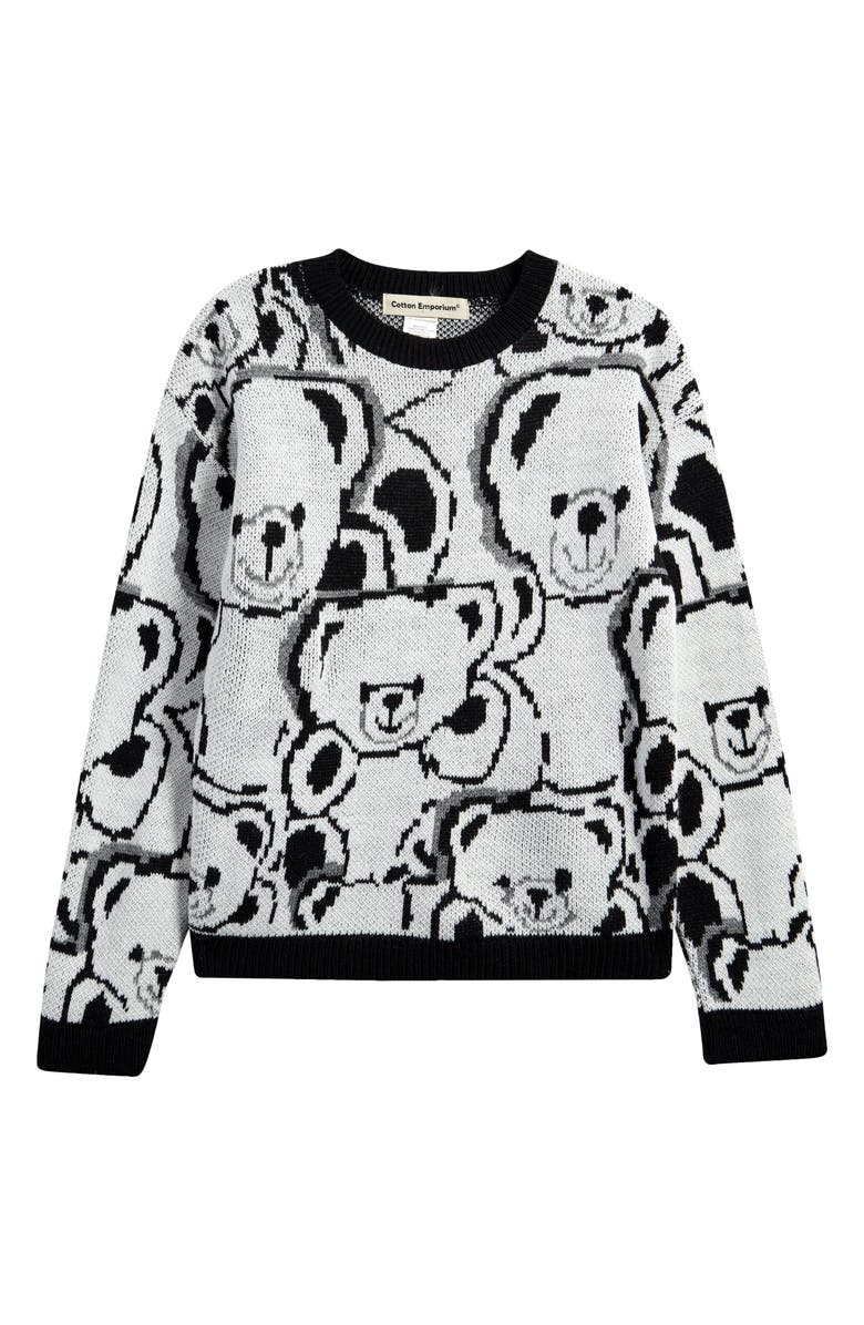 Cotton Emporium Bear Sweater, Main, color, 