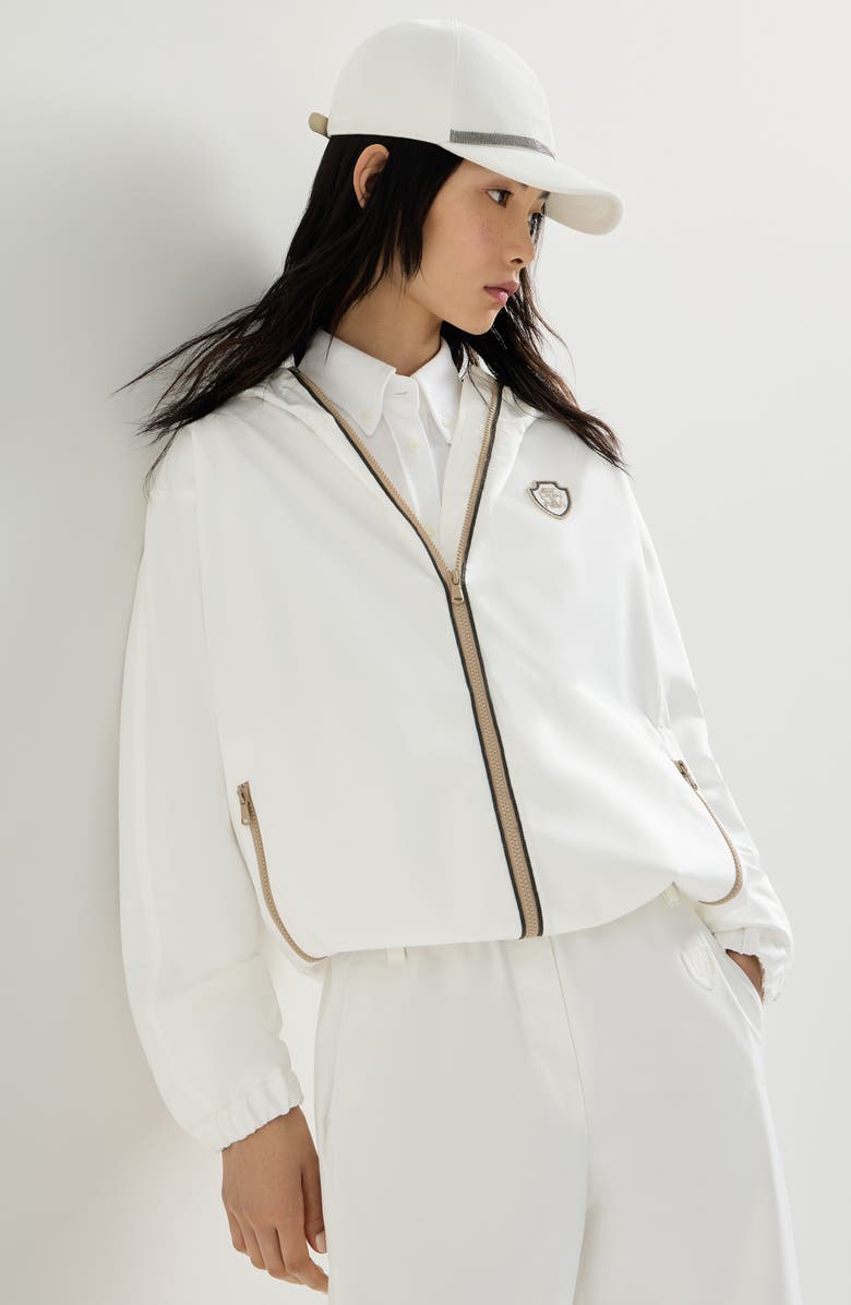 Brunello Cucinelli Nylon outerwear, Alternate, color, White