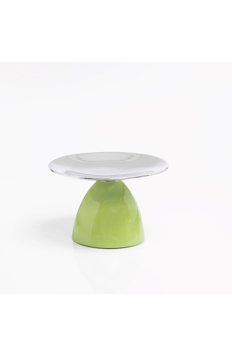 Lunares Luxe Cake Pedestal, Main, color, Pistachio