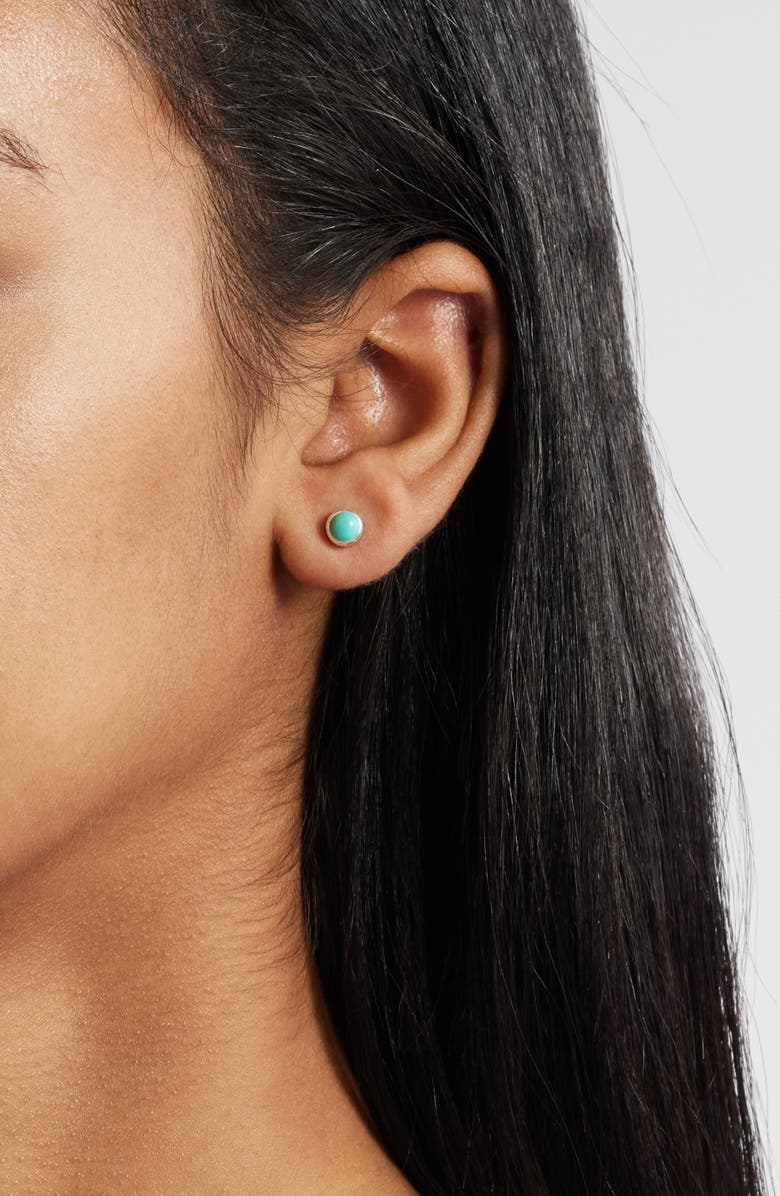 Anna Beck Small Turquoise Stud Earrings, Alternate, color,