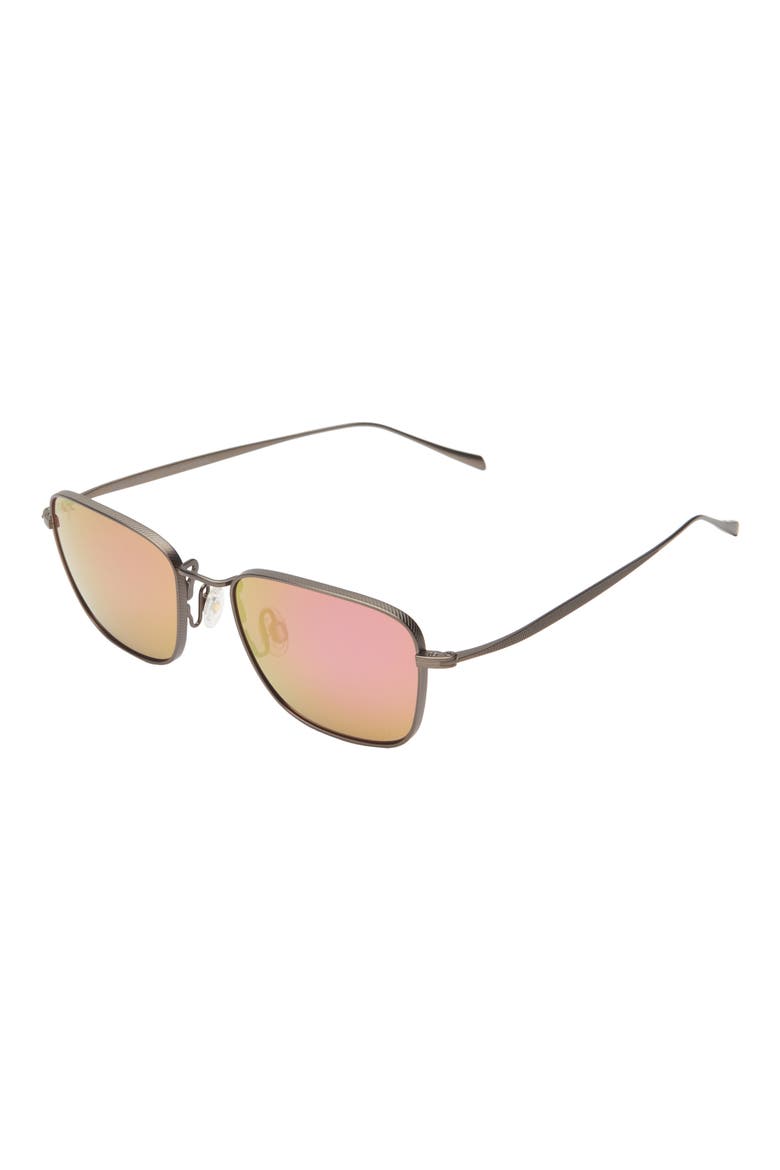 54mm Polarized Square Sunglasses, Alternate, color, GREY GREY SUNRISE