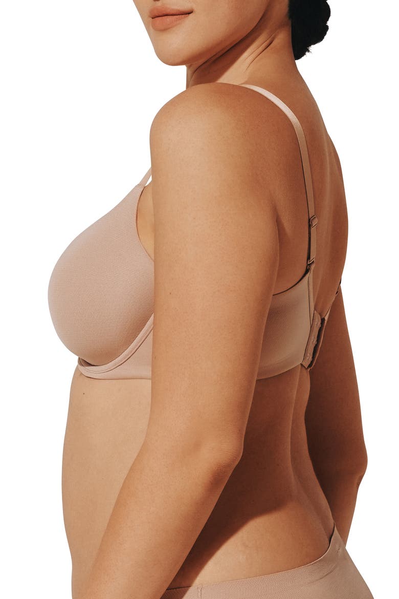 Thermoregulating TempSync™ Underwire T-Shirt Bra, Alternate, color, TAUPE