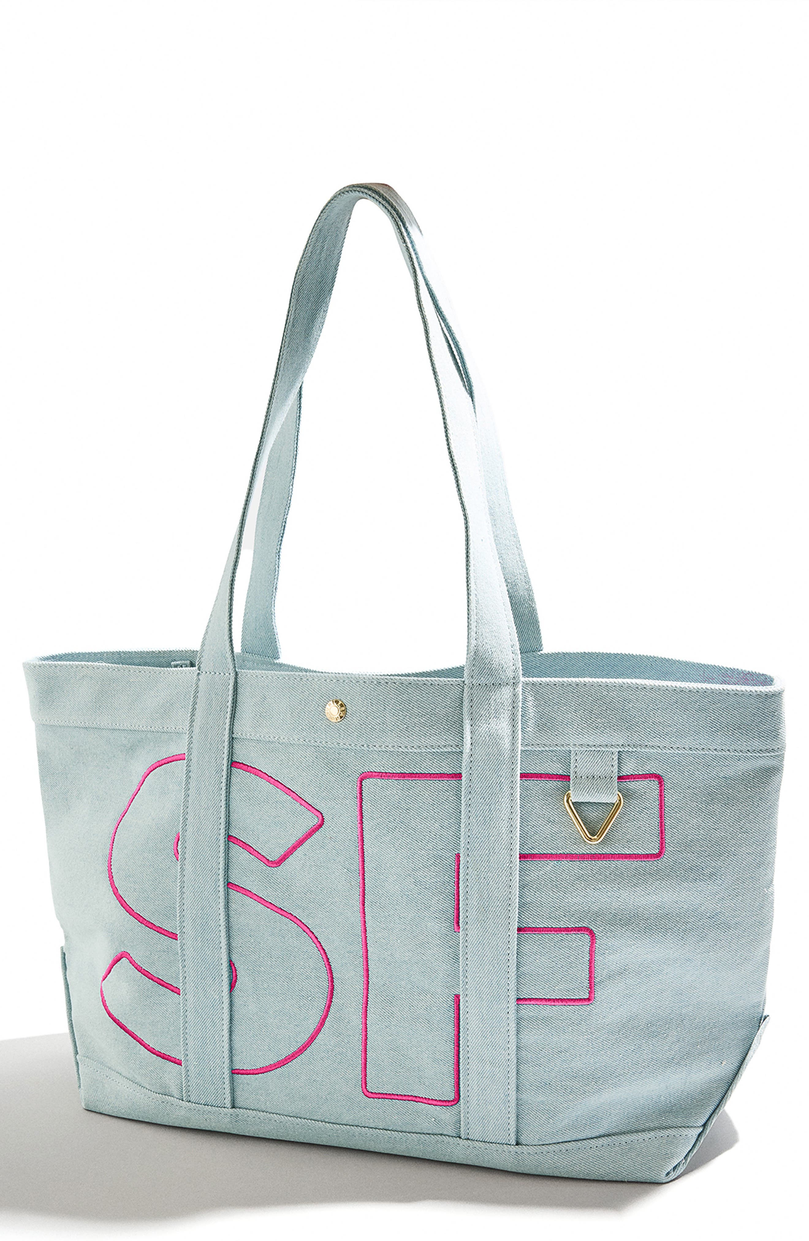 Custom Alpha Tote, Main, color, BLUE