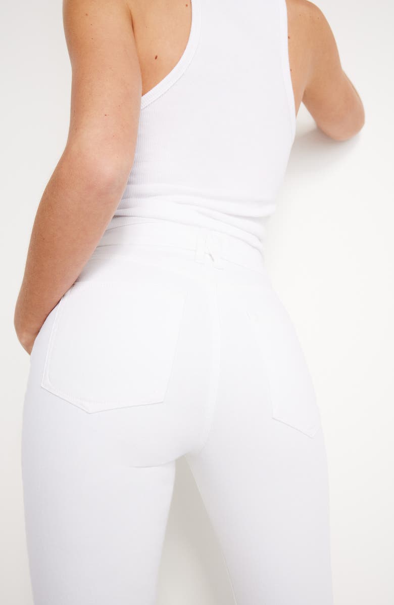 Good American Good Legs Skinny Crop Jeans, Alternate, color, White001