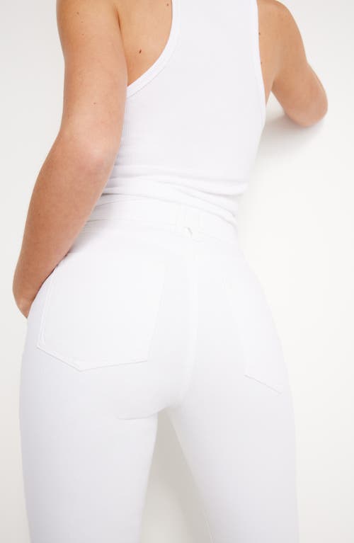 GOOD AMERICAN GOOD AMERICAN GOOD LEGS SKINNY CROP JEANS