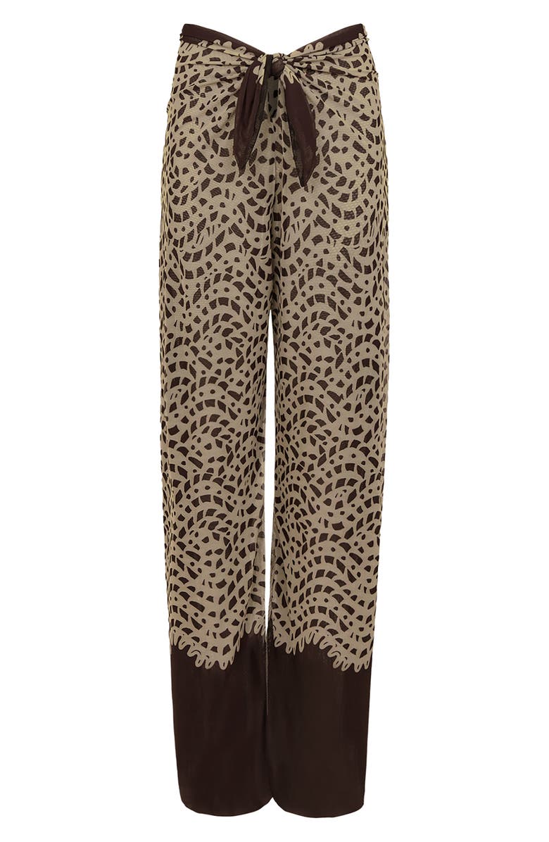 ViX Paula Hermanny Poeme Cover-Up Pareo Pants, Alternate, color, Multi