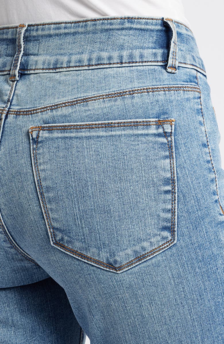 KUT from the Kloth Ana Pintuck High Waist Flare Jeans, Alternate, color, 