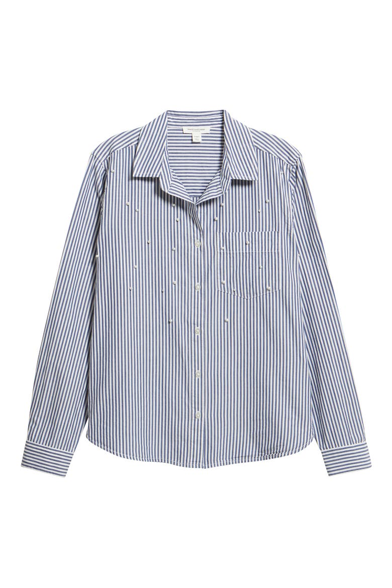 Kenna Pearly Bead Shirt, Alternate, color, SANTORINI