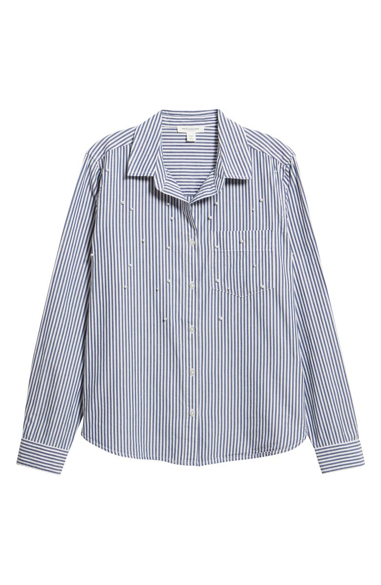 beachlunchlounge Kenna Pearly Bead Shirt, Alternate, color, Santorini