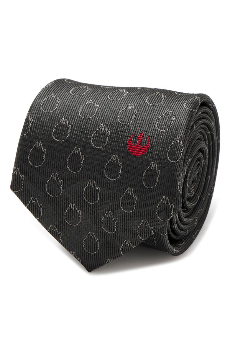 Cufflinks, Inc. Cufflinks, Ic. Star Wars<sup>™</sup> - Rebel Force Silk Tie, Alternate, color, Grey