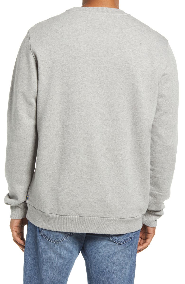 Fjällräven Men's Logo Organic Cotton Graphic Sweatshirt, Alternate, color, 
