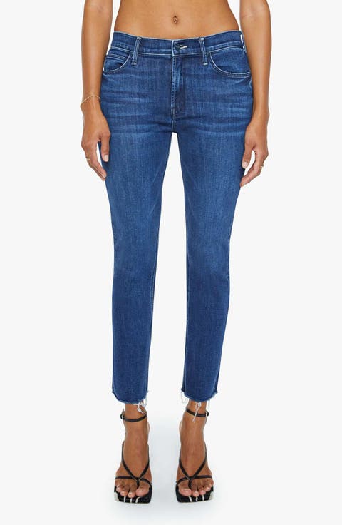 パンツ MOTHER Women Straight Pants 10005 259BDE Blue Women's Straight Jeans – Free US Shipping – MOTHER DENIM
