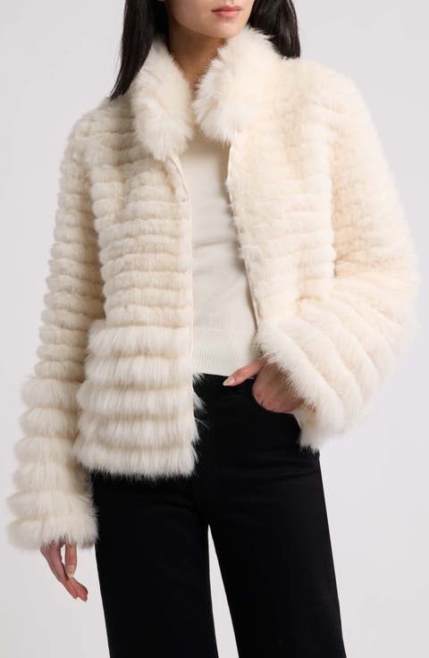 Joyce Reversible Faux Fur Jacket