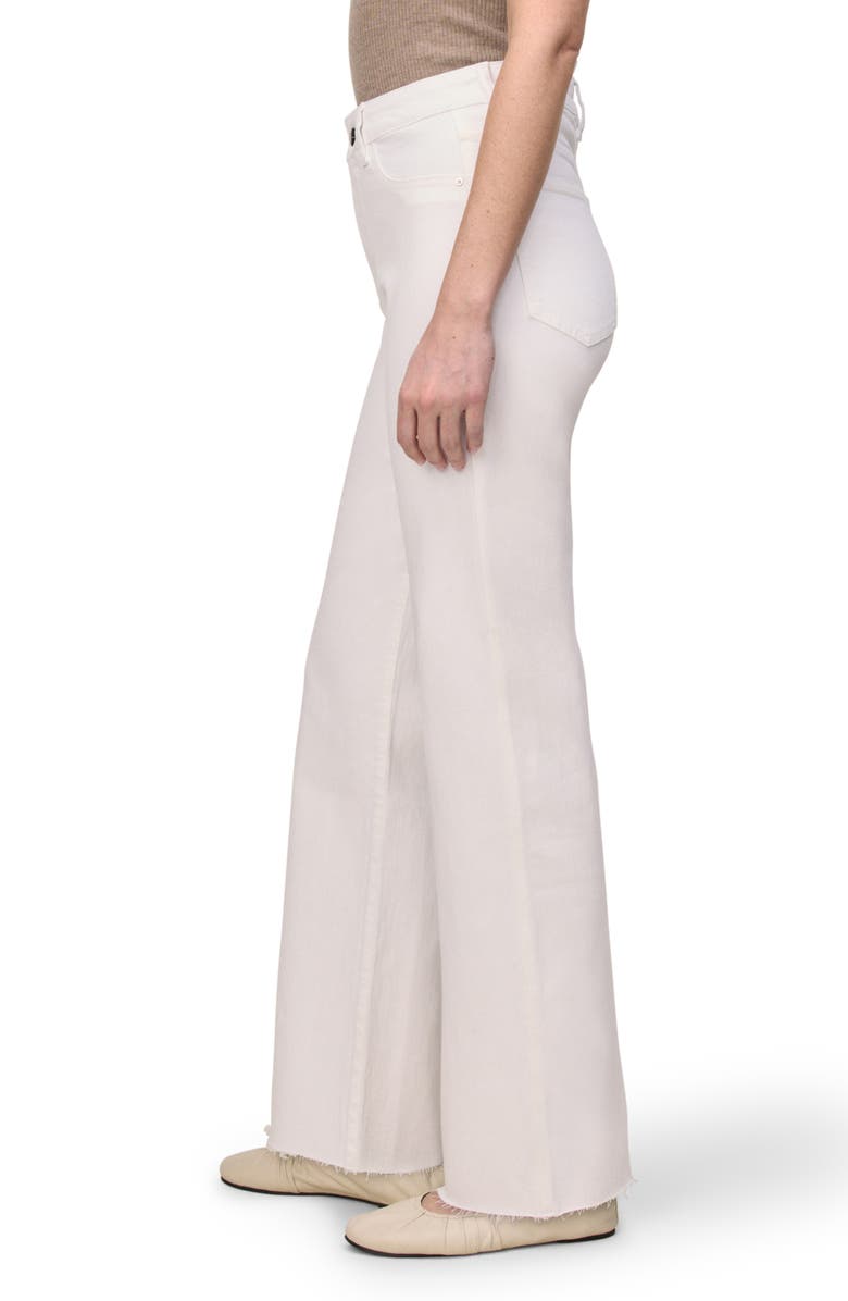 WARP+WEFT SAT '90s Raw Hem Straight Leg Jeans, Alternate, color, Optic