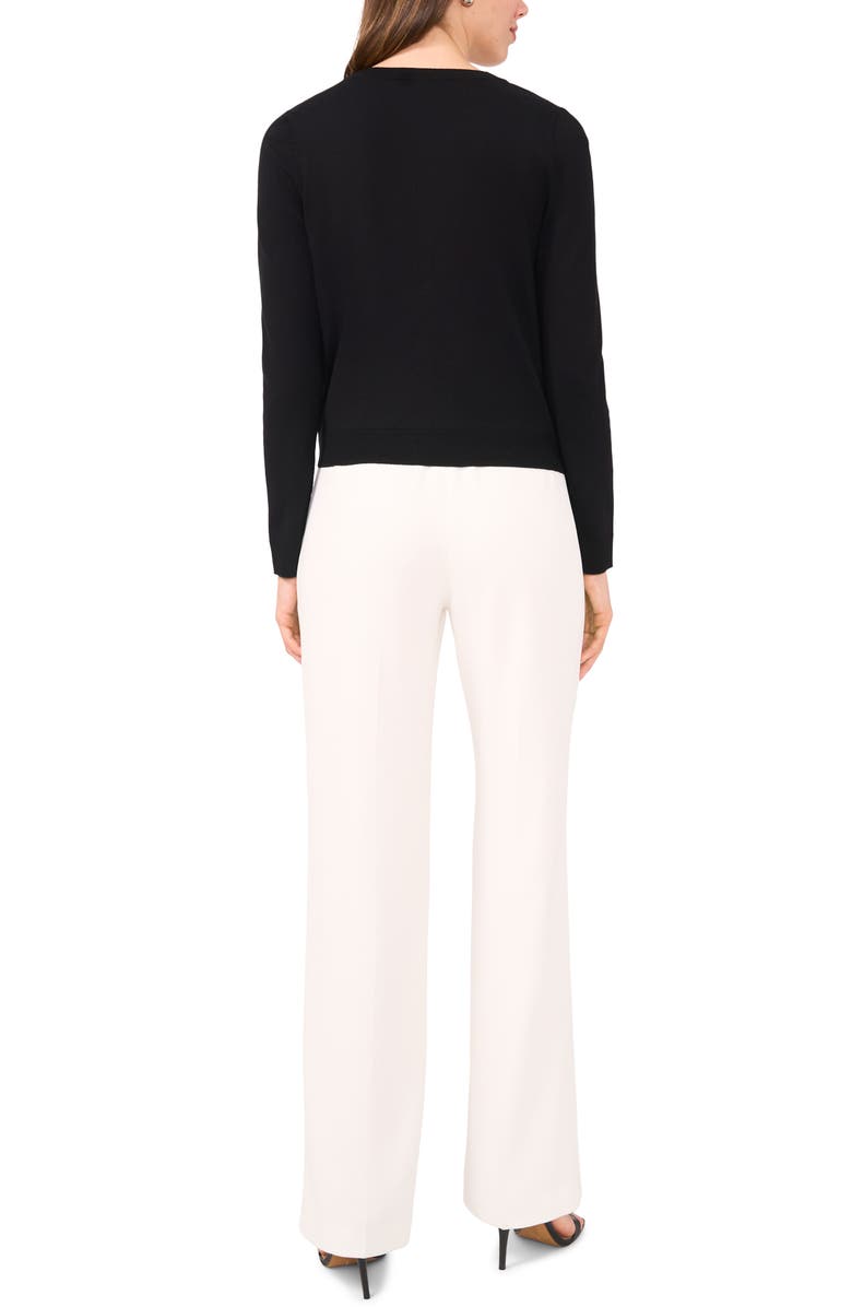 Halogen<sup>®</sup> V-Neck Cardigan, Alternate, color, Rich Black