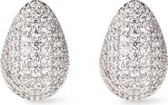 Ana Luisa Adler Pavé Chunky Hoop Earrings
