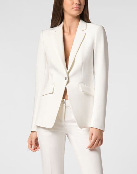 Fitted Cady Blazer Ls Crystal Skull Women