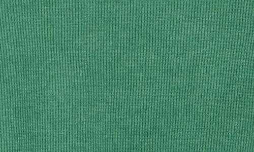 Go Couture Long Sleeve Pullover Sweater In Green