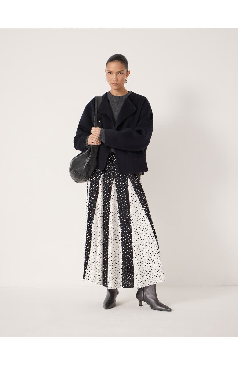 Hush Oti Polka Dot Godet Midi Skirt, Alternate, color, Tiny Polka Dot Mix