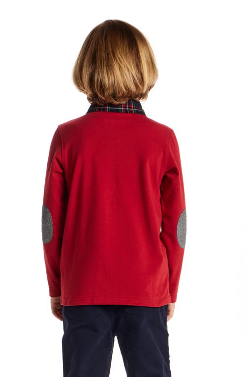 Andy & Evan Kids' Long Sleeve Polo & Pants Set In Multi