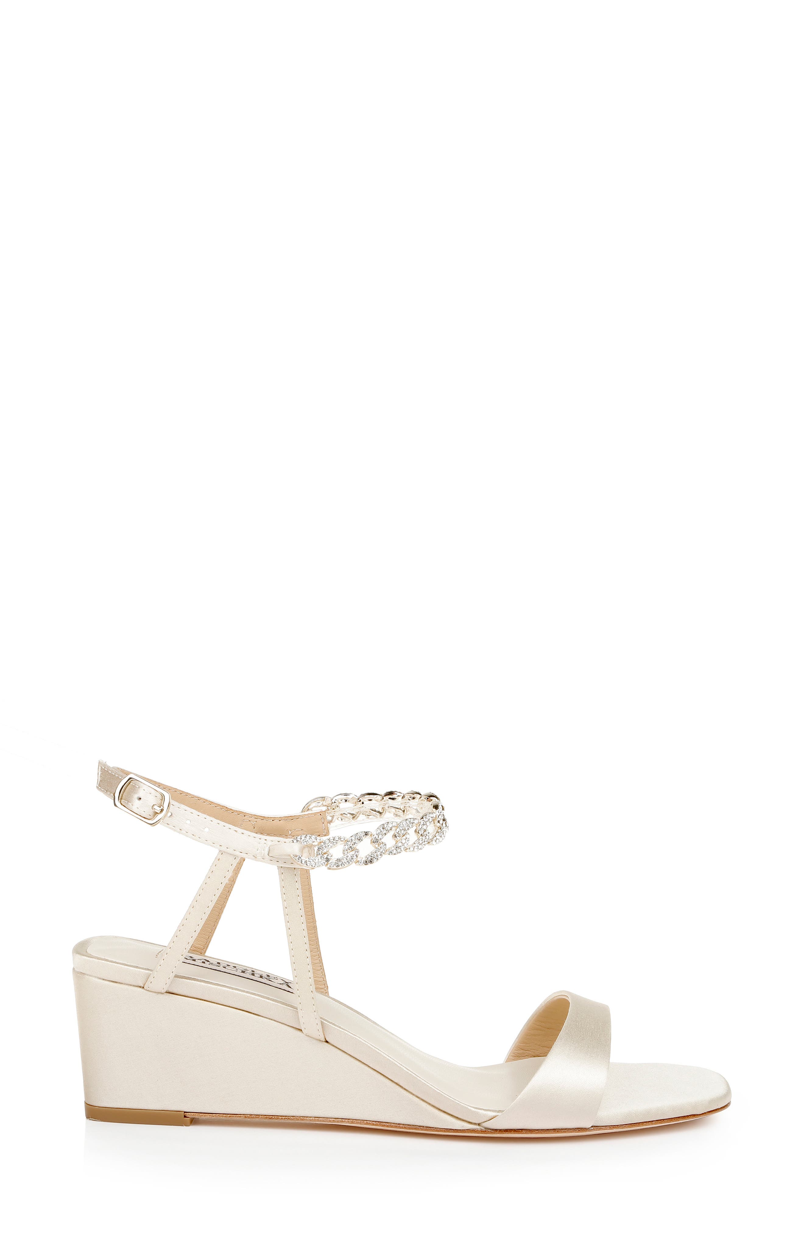 Kaelyn Wedge Sandal, Alternate, color, IVORY