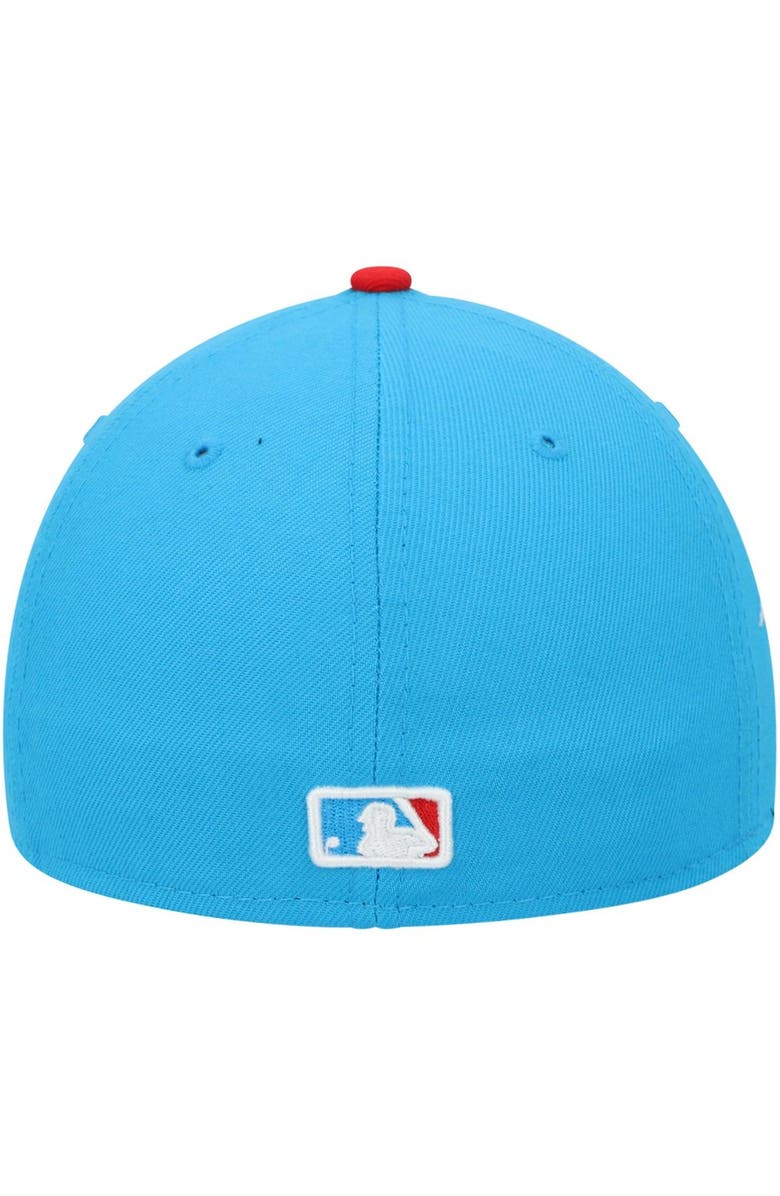 New Era Men's New Era Blue/Red Miami Marlins City Connect 59FIFTY Fitted Hat, Alternate, color, Blue