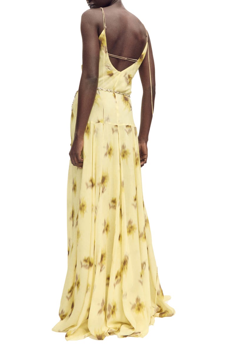 MANGO Floral Print Maxi Dress, Alternate, color,