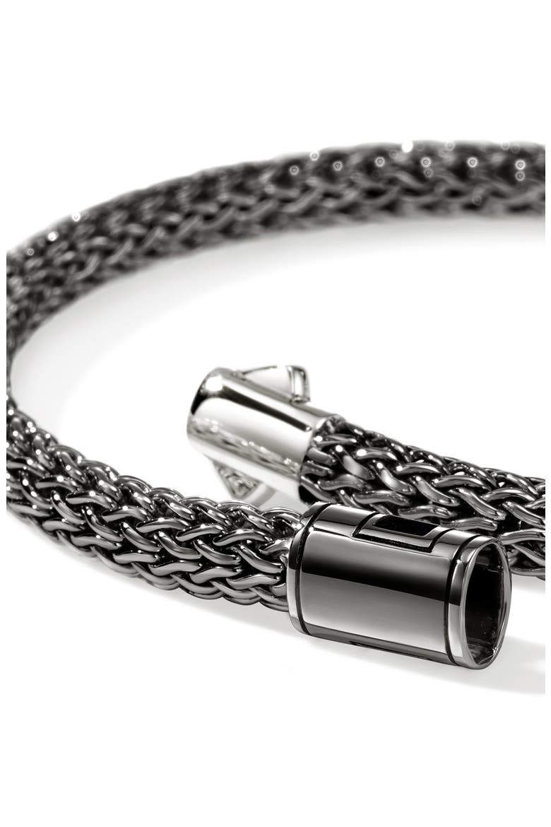 Icon Bracelet, 5mm, Alternate, color, DARKENED SILVER