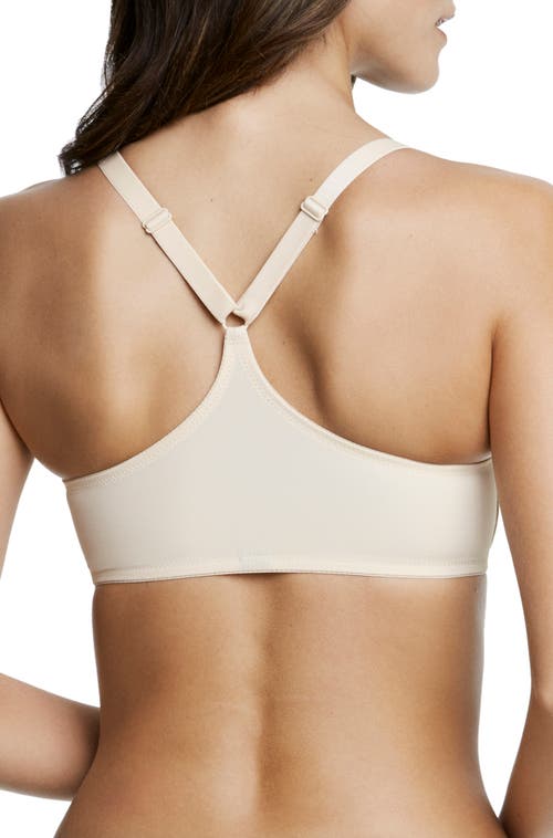 Dominique Intimates Talia Front Closure Racerback Seamless Everyday T-shirt Bra In Brown