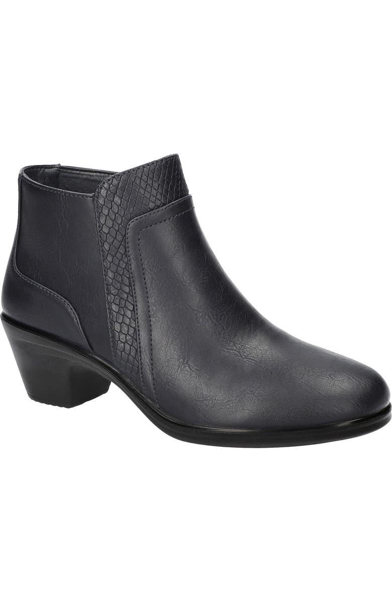 EASY STREET Langley Bootie, Main, color, Navy-Snake