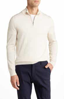 NORDSTROM RACK Half Zip Merino Wool Sweater