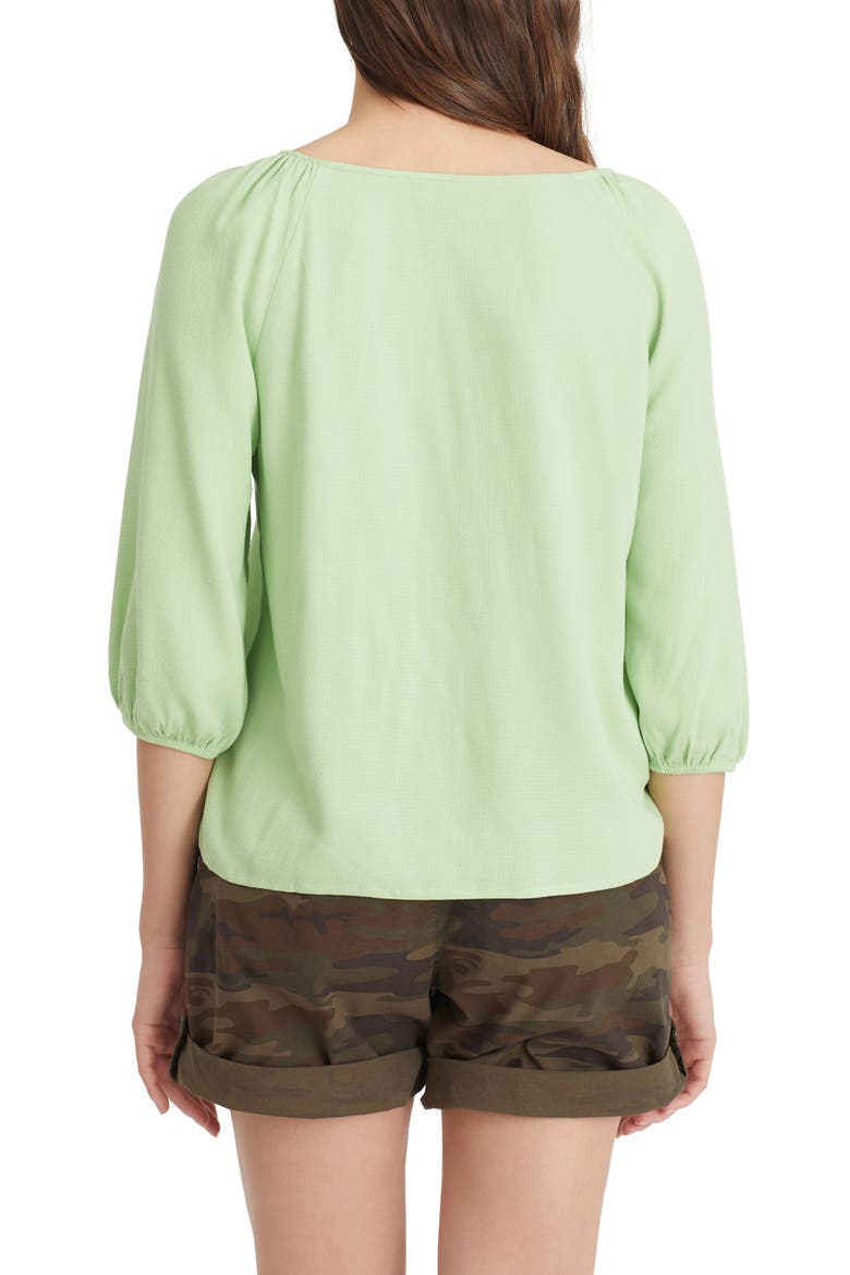 Modern Front Button Blouse, Alternate, color, LT PISTACHIO