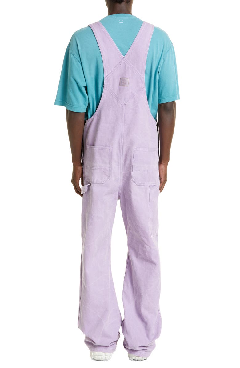 Acne Studios Organic Cotton Canvas Overalls, Alternate, color, 