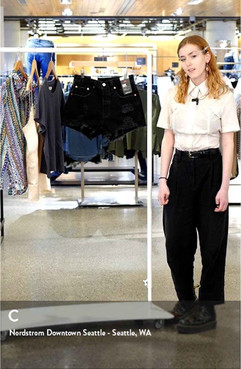 501<sup>®</sup> Original Cutoff Denim Shorts, sales video thumbnail