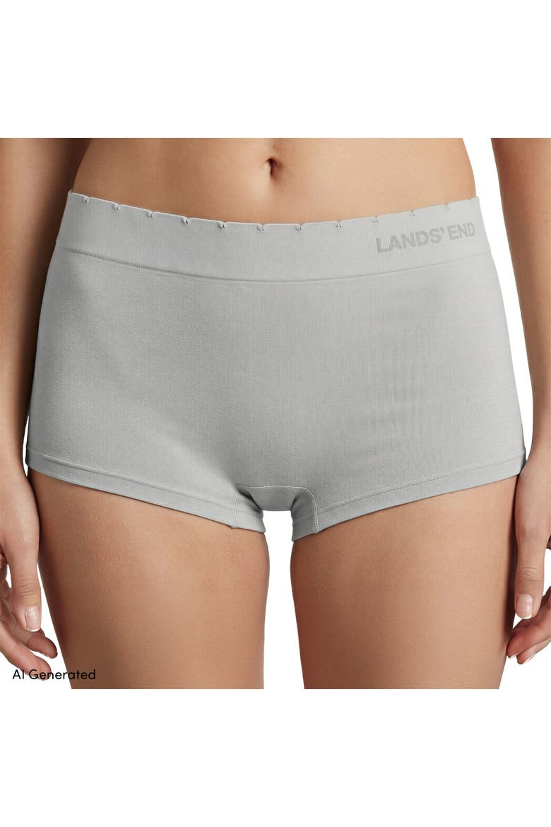 Mid Rise Boyshort Soft Fit Seamless 3 Pack Panties, Alternate, color, Clay Bisque Pk