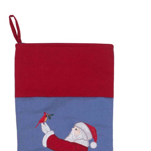 C & F Home C&f Home Santa And Cardinal Stocking In Multi