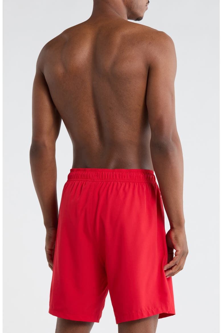Compression Swim Trunks, Alternate, color, RED