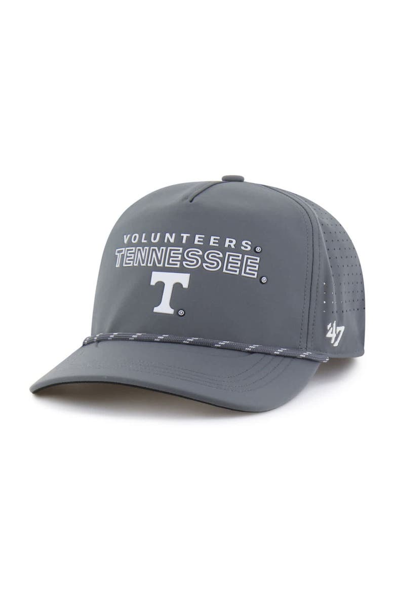 Men's '47  Gray Tennessee Volunteers Forward Vent Hitch Rope Adjustable Hat, Main, color, Gray