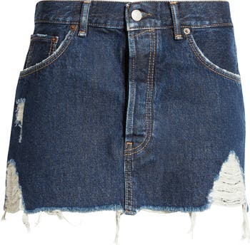 Acne Studios Macaria Distressed Organic Cotton Denim