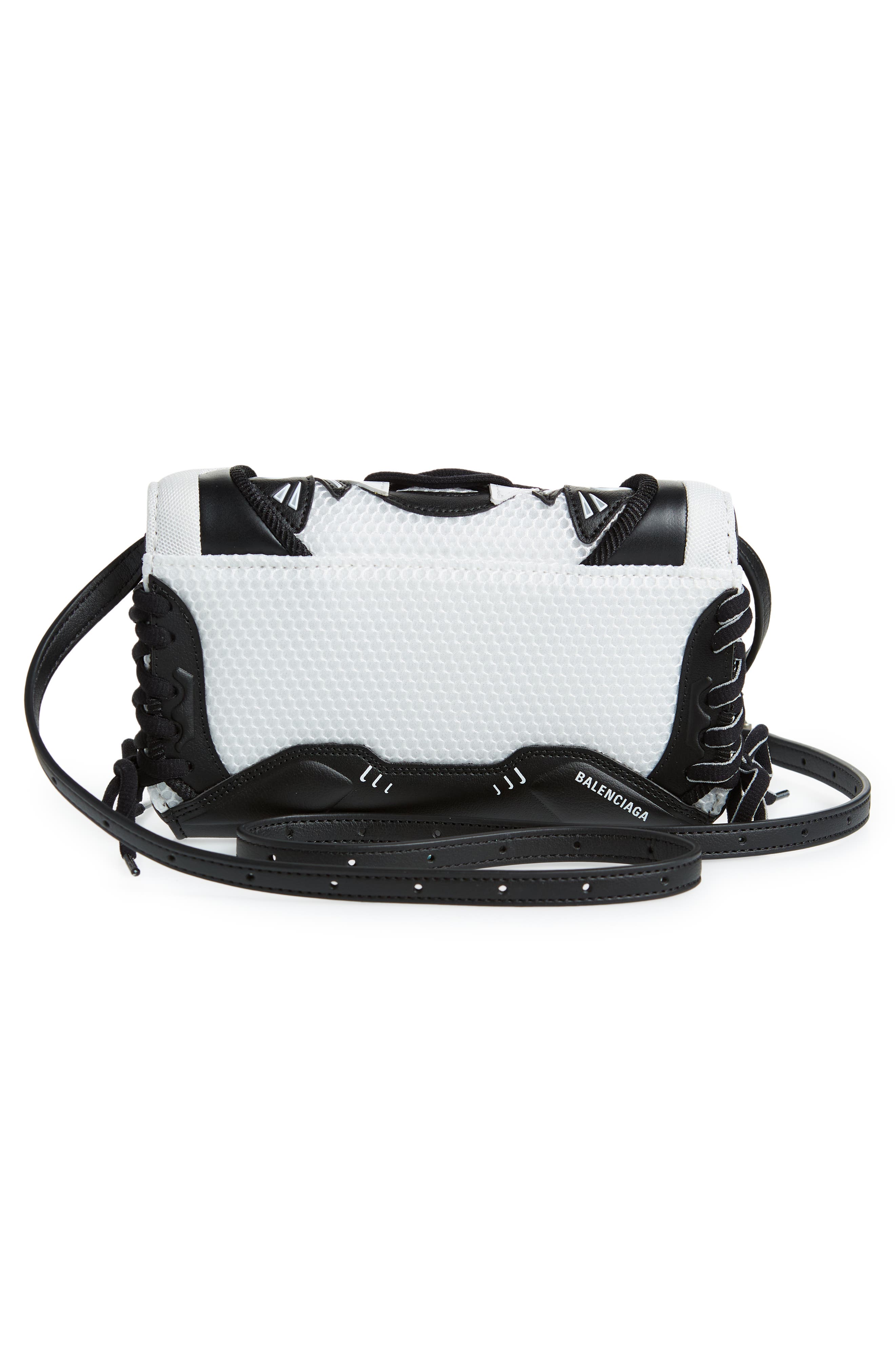 Sneakerhead Phone Crossbody Bag, Alternate, color, BLACK/ WHITE