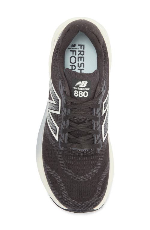 New Balance Fresh Foam X 880 V14 Running Sneaker In Black Cement/sea Salt