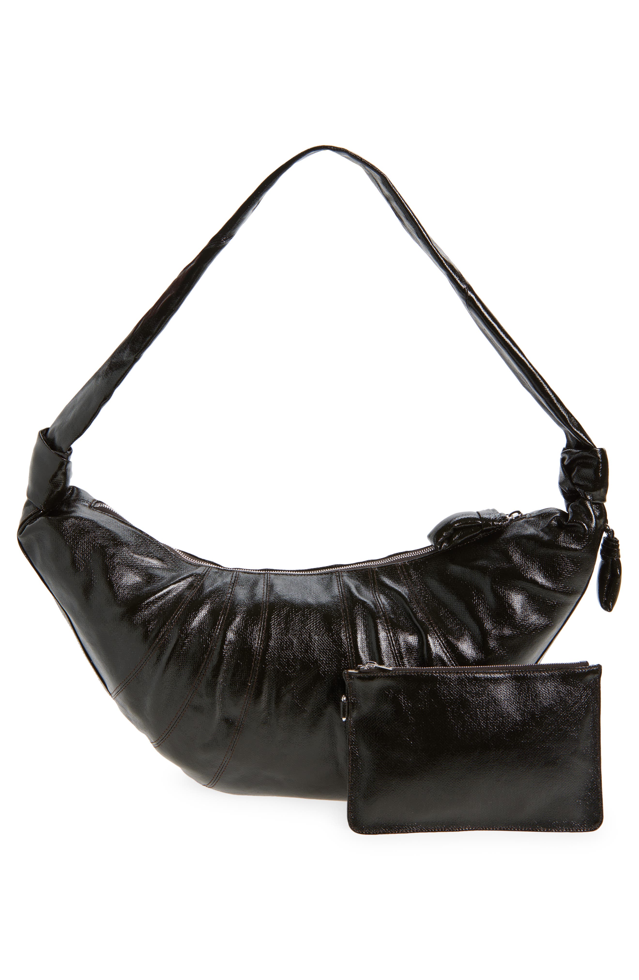 Lemaire Large Croissant Coated Cotton Canvas Shoulder Bag, Alternate, color, 