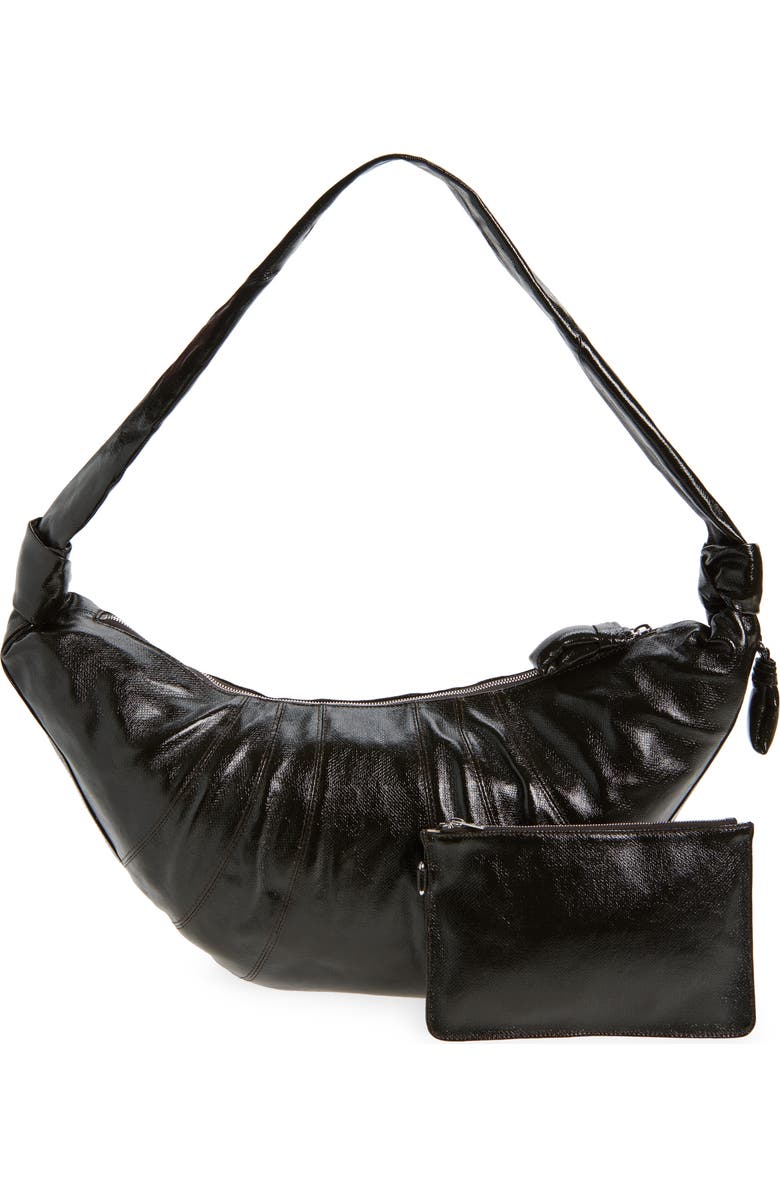 Lemaire Large Croissant Coated Cotton Canvas Shoulder Bag, Alternate, color,
