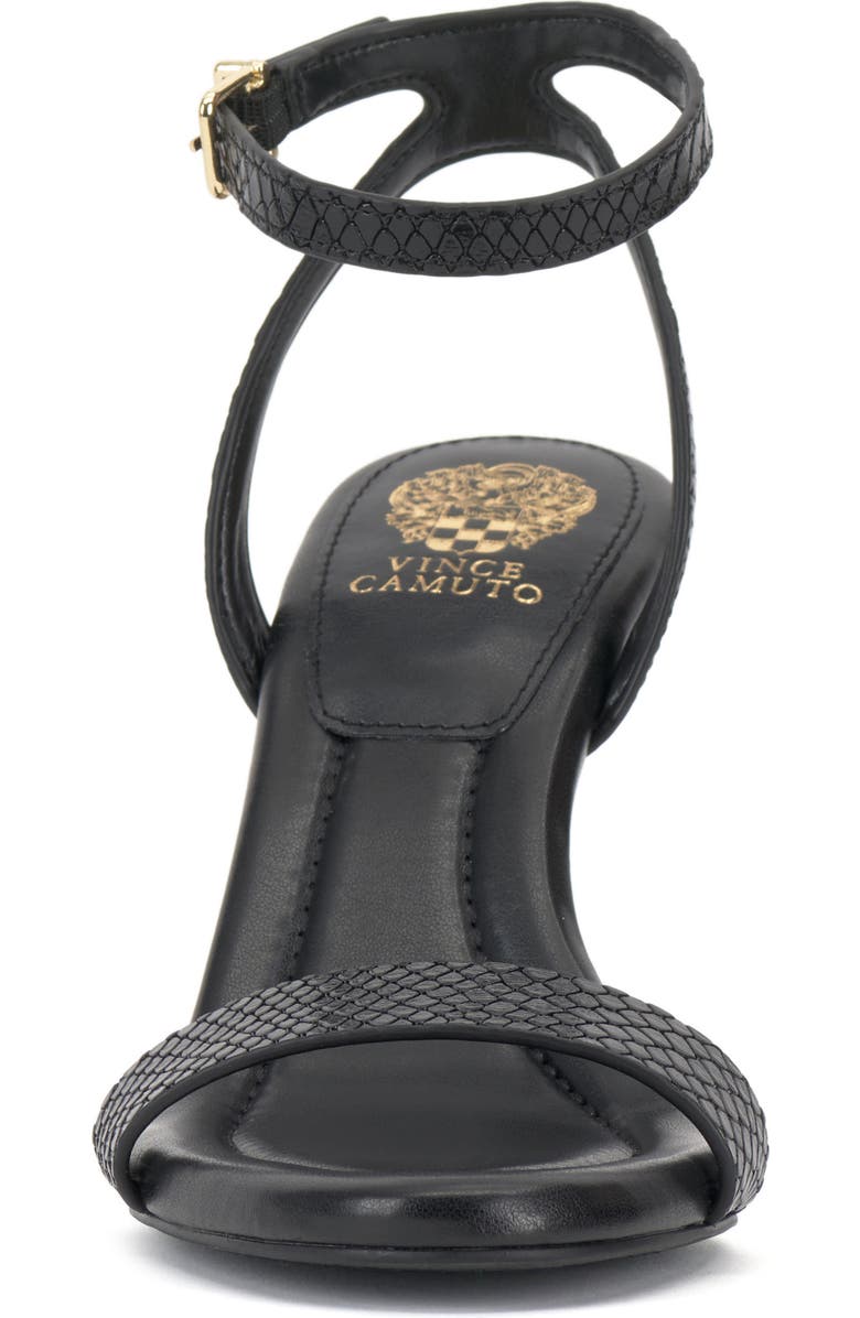 Vince Camuto Penelopy Ankle Strap Sandal, Alternate, color, Black Snagla