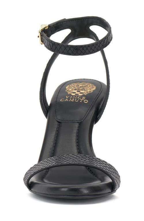 Vince Camuto Penelopy Ankle Strap Sandal In Black