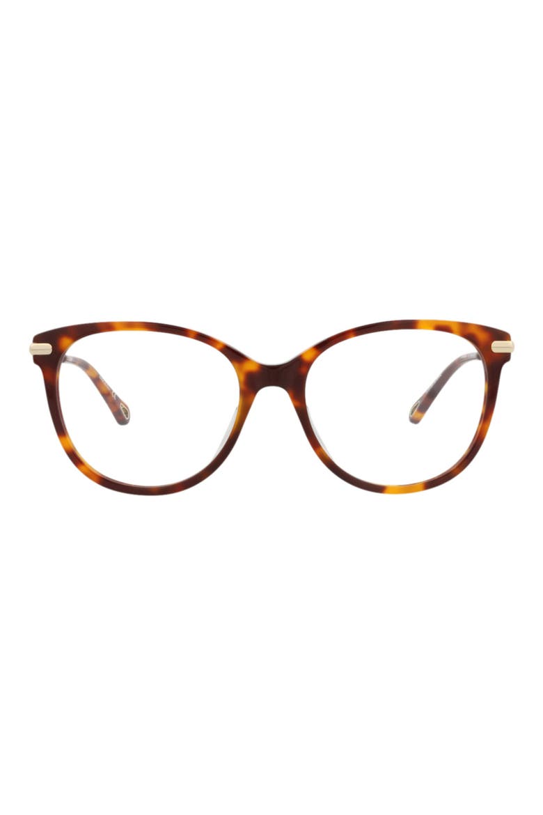 53mm Round Optical Frames, Main, color, HAVANA GOLD TRANSPARENT