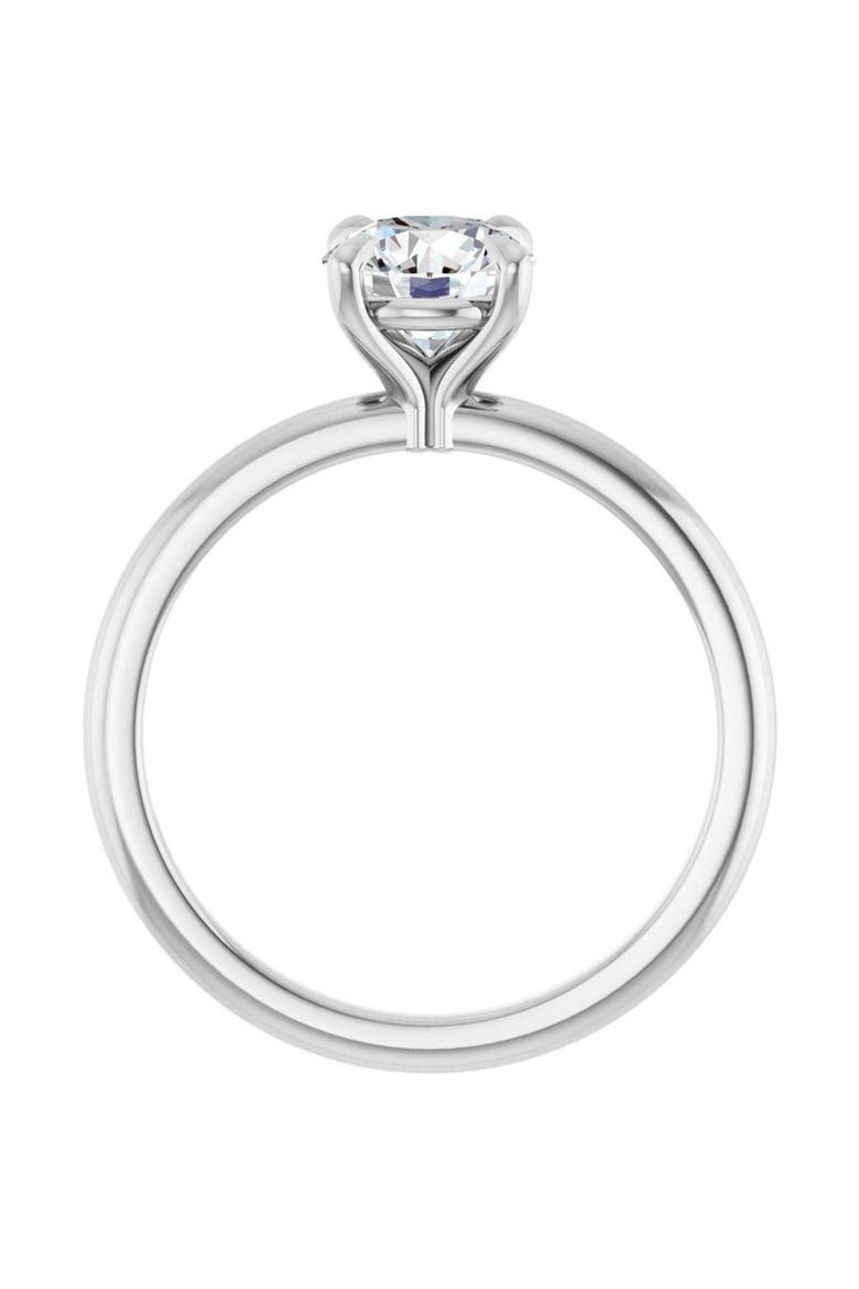 1 CT Lab-Grown Round Diamond Solitaire Ring in 14K Gold, Alternate, color, White