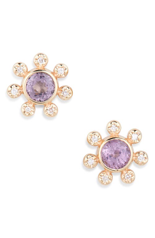 Anzie Dew Drop Étoile Semiprecious Stone & Diamond Stud Earrings