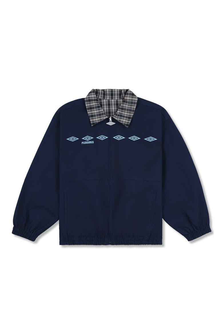 x Umbro Diamonds Reversable Quarter Zip Pullover, Alternate, color, NAVY